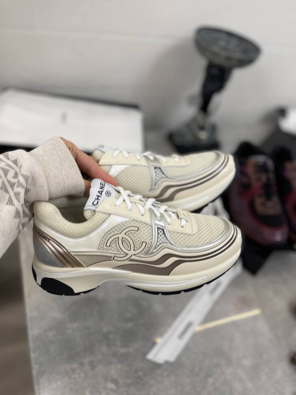 Коллекционные кроссовки Chanel BP-40185 Коллекционные кроссовки Chanel BP-40185