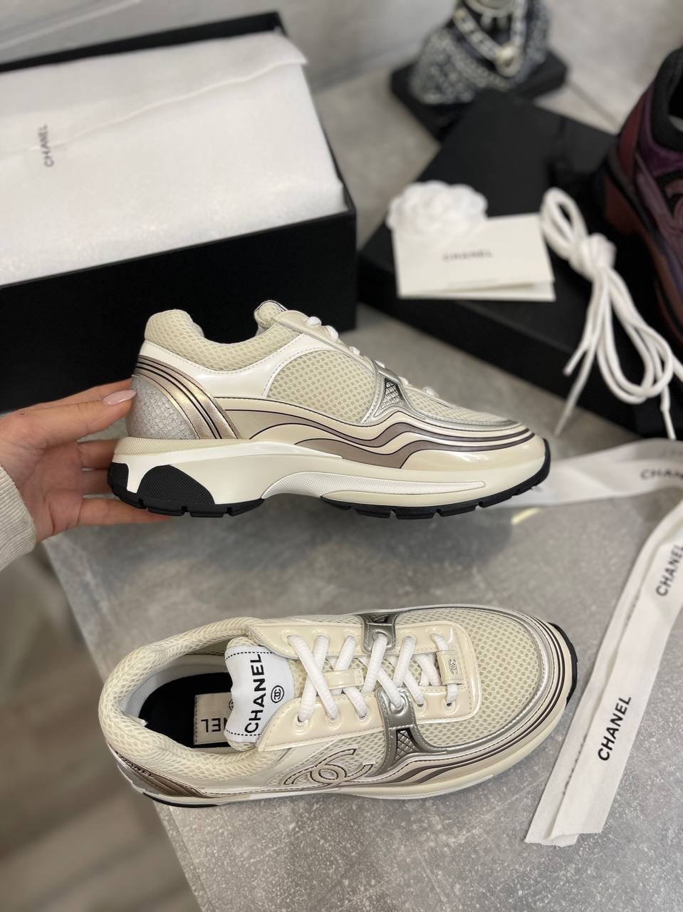 Коллекционные кроссовки Chanel BP-40185 Коллекционные кроссовки Chanel BP-40185