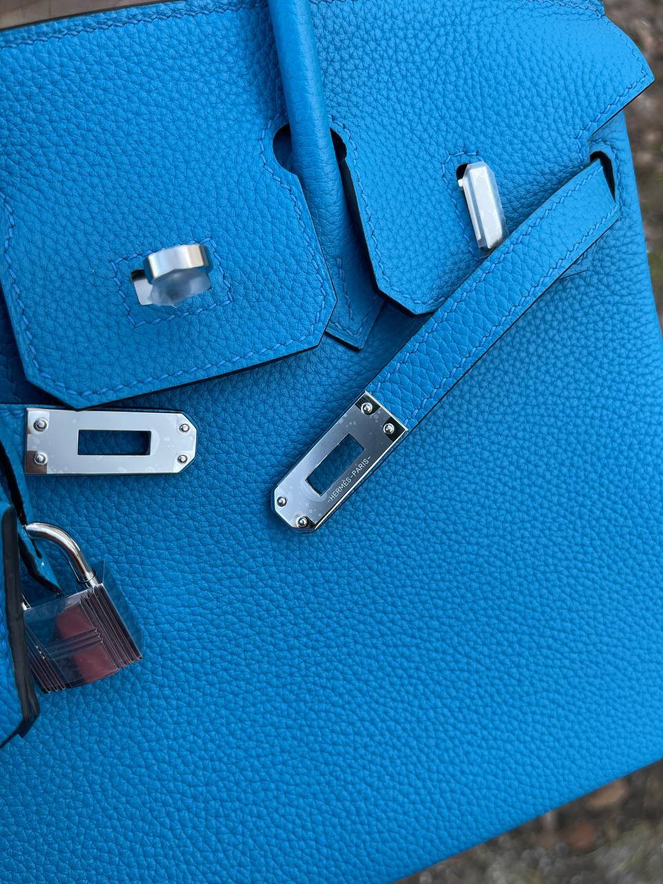 Трендовая женская сумка Birkin, 25 см, PHW Hermes BP-30988 Трендовая женская сумка Birkin, 25 см, PHW Hermes BP-30988