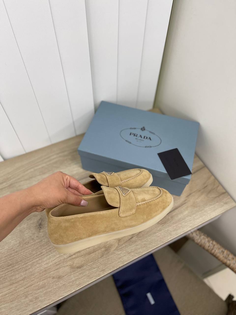 Prada премиальные слипоны BP-37060 Prada премиальные слипоны BP-37060