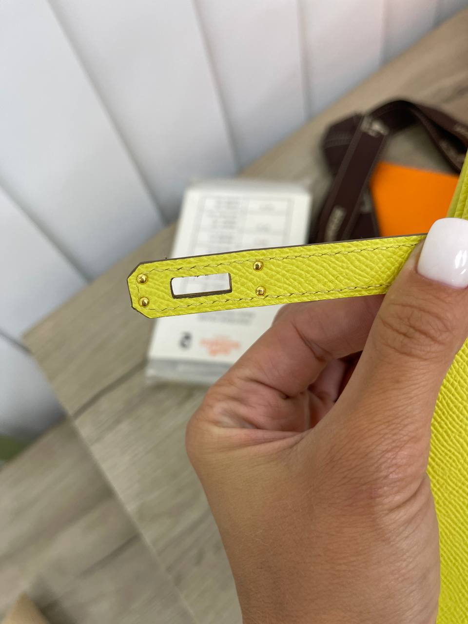 Сумка женская коллекционная Hermes Birkin 25 cm, Epsom Color Soufre BP-15589 Сумка женская коллекционная Hermes Birkin 25 cm, Epsom Color Soufre BP-15589