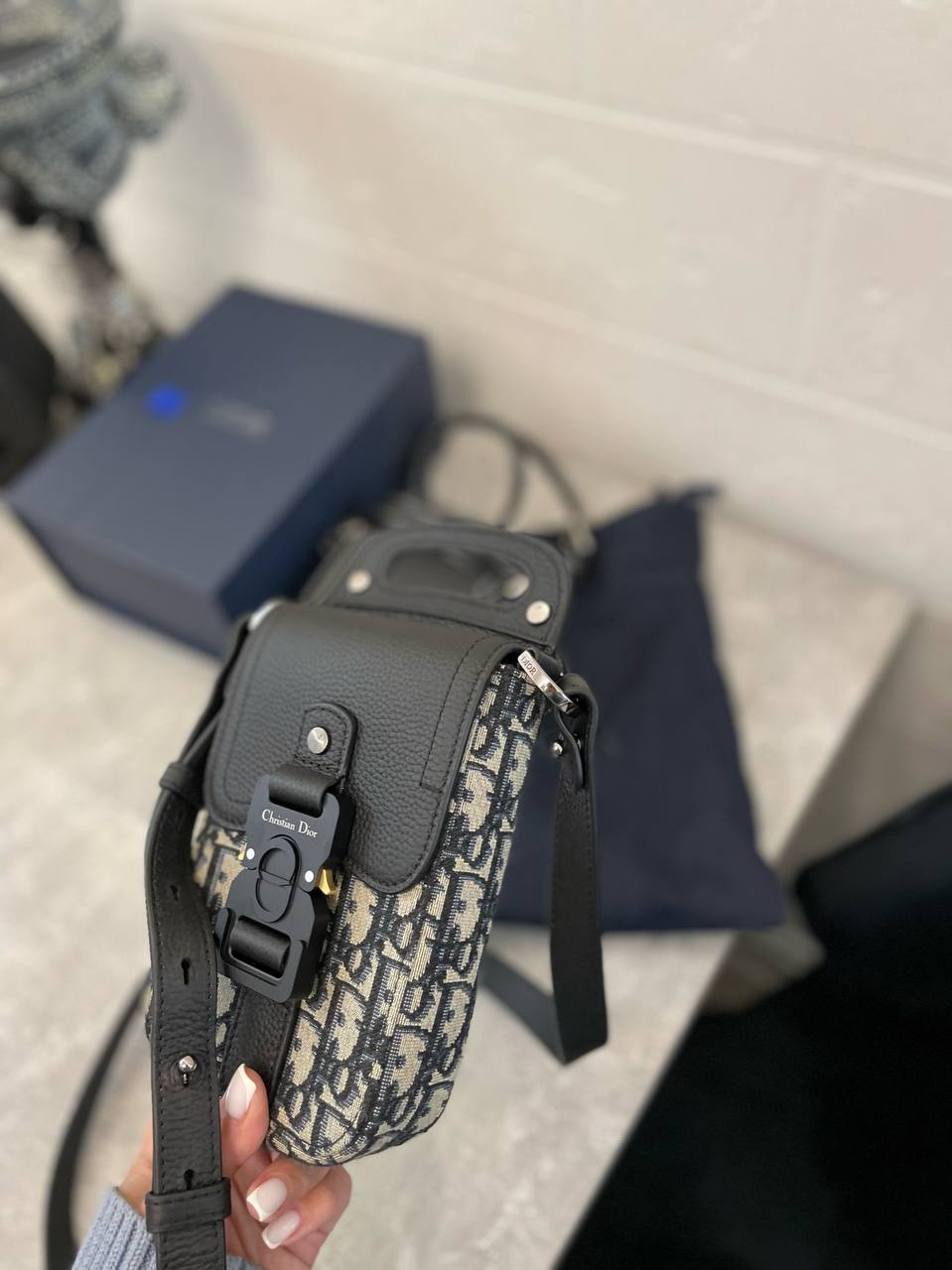 Сумка мужская люкс Christian Dior BP-42083 Сумка мужская люкс Christian Dior BP-42083