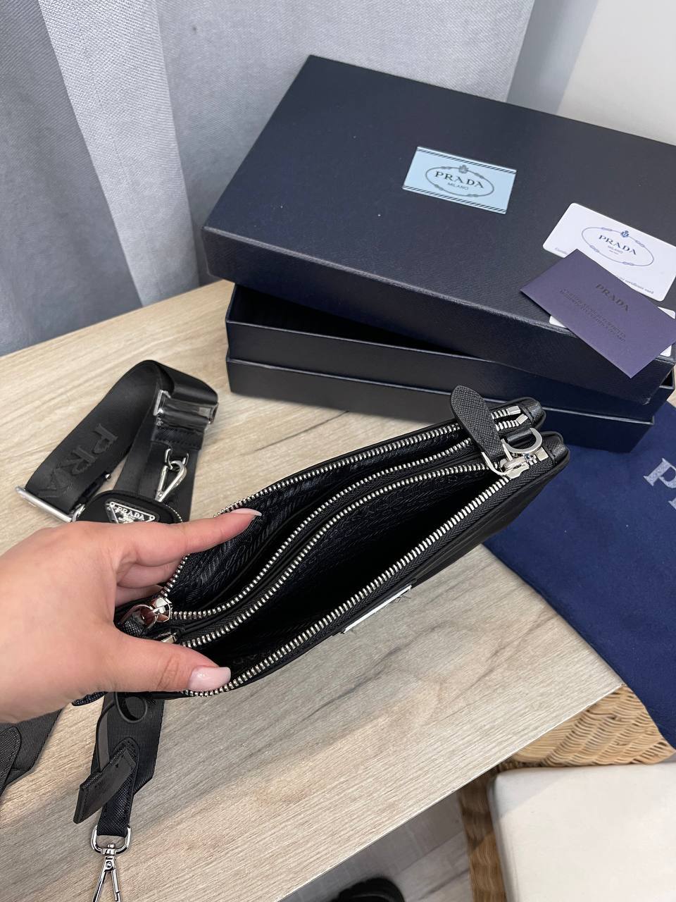 Мессенджер Prada лимитированный BP-48380 Мессенджер Prada лимитированный BP-48380