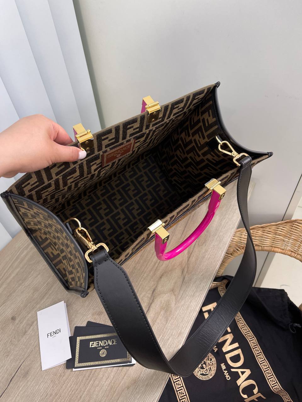 Трендовая женская сумка Fendi BP-14347 Трендовая женская сумка Fendi BP-14347