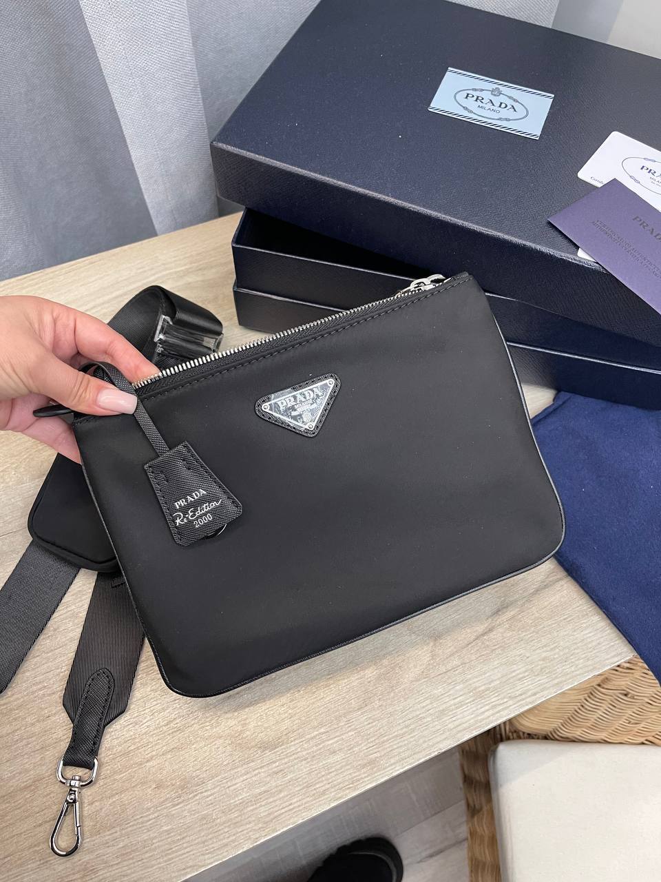 Мессенджер Prada лимитированный BP-48380 Мессенджер Prada лимитированный BP-48380