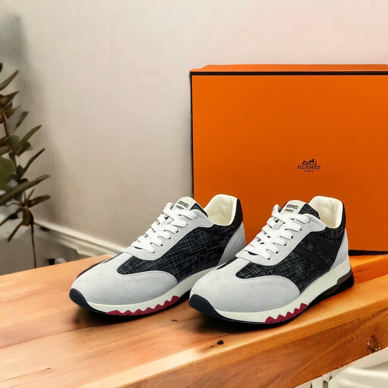 Кроссовки Hermes BP-34341 стильные Кроссовки Hermes BP-34341 стильные