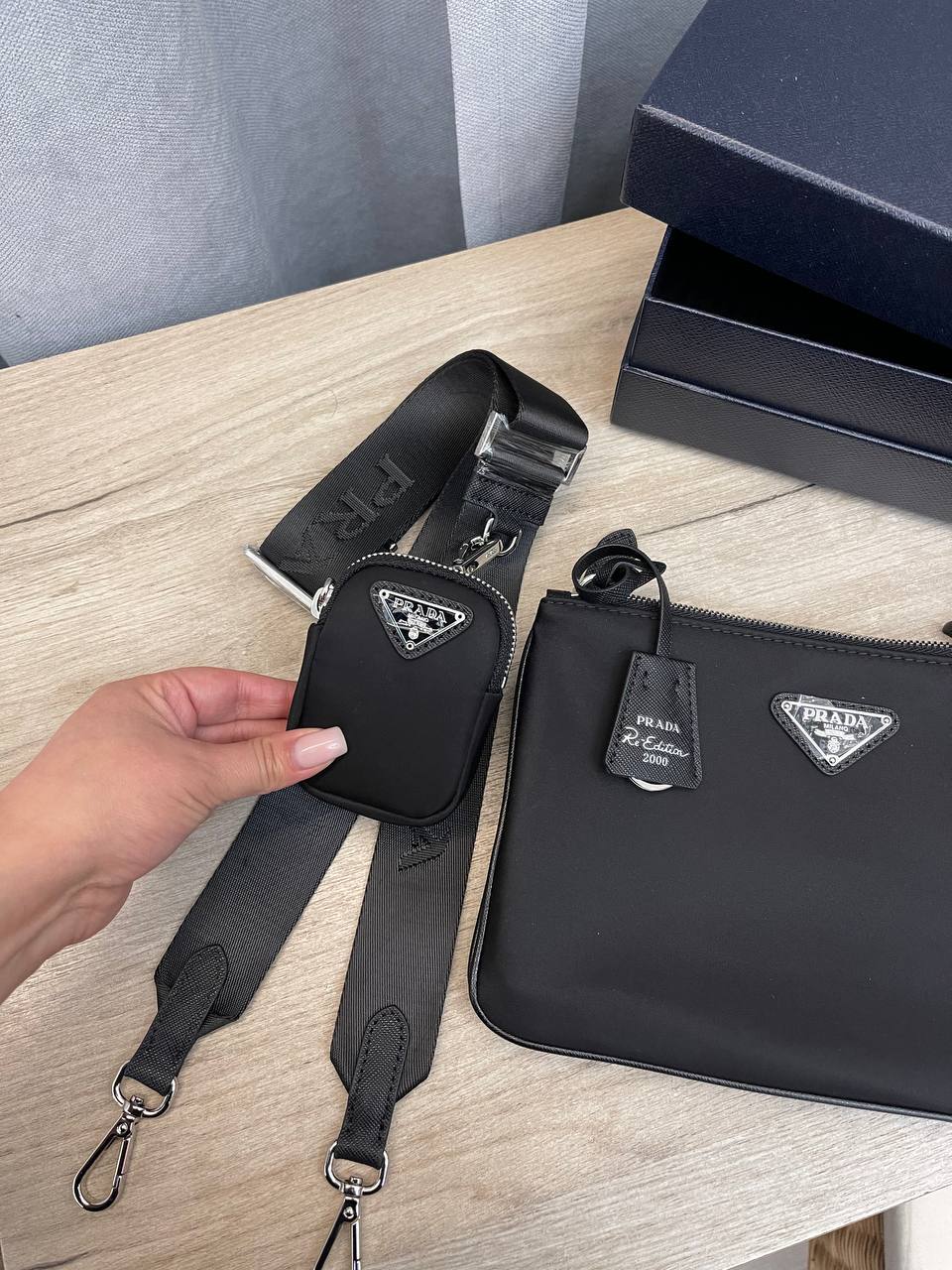 Мессенджер Prada лимитированный BP-48380 Мессенджер Prada лимитированный BP-48380