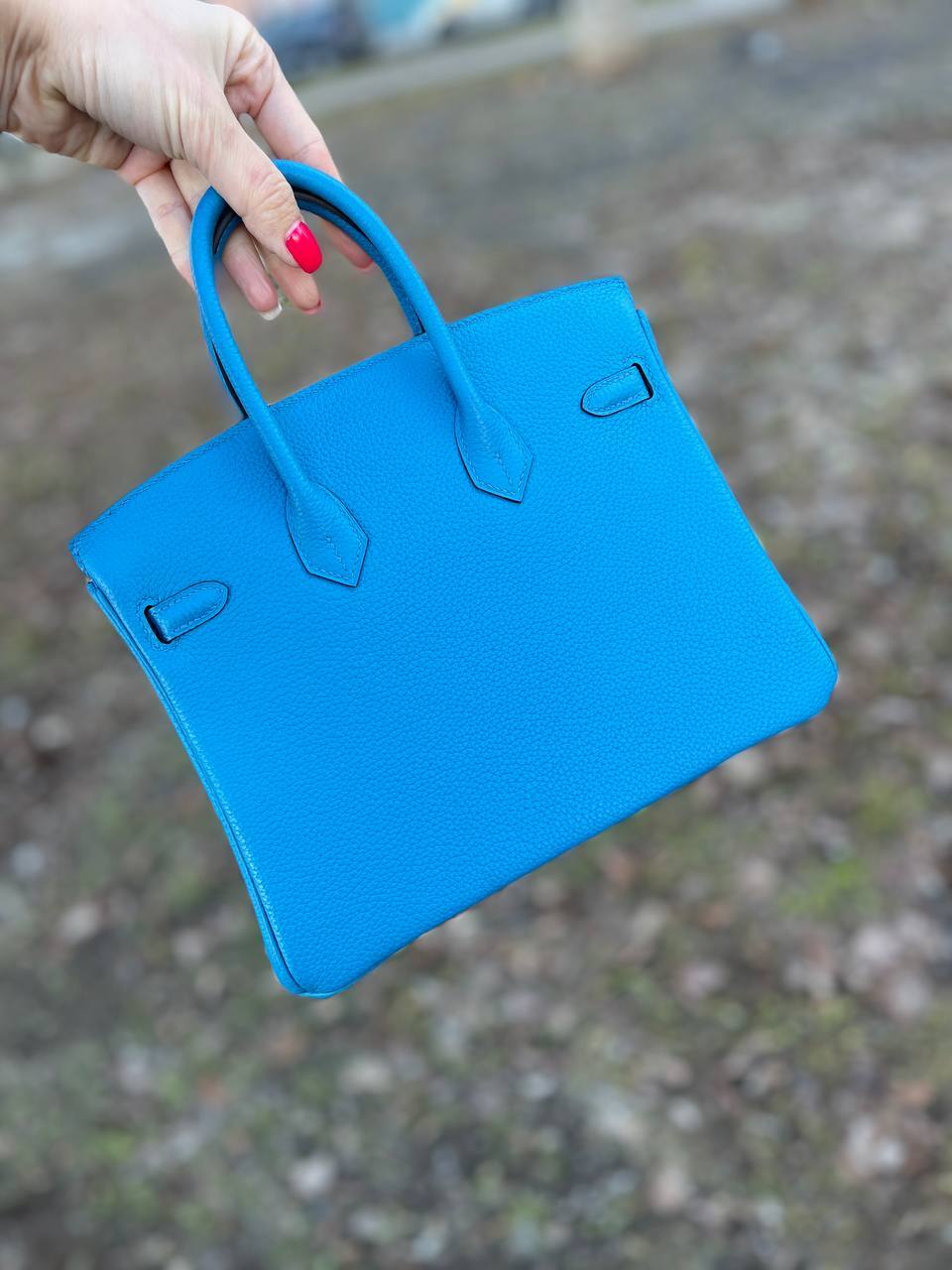 Трендовая женская сумка Birkin, 25 см, PHW Hermes BP-30988 Трендовая женская сумка Birkin, 25 см, PHW Hermes BP-30988