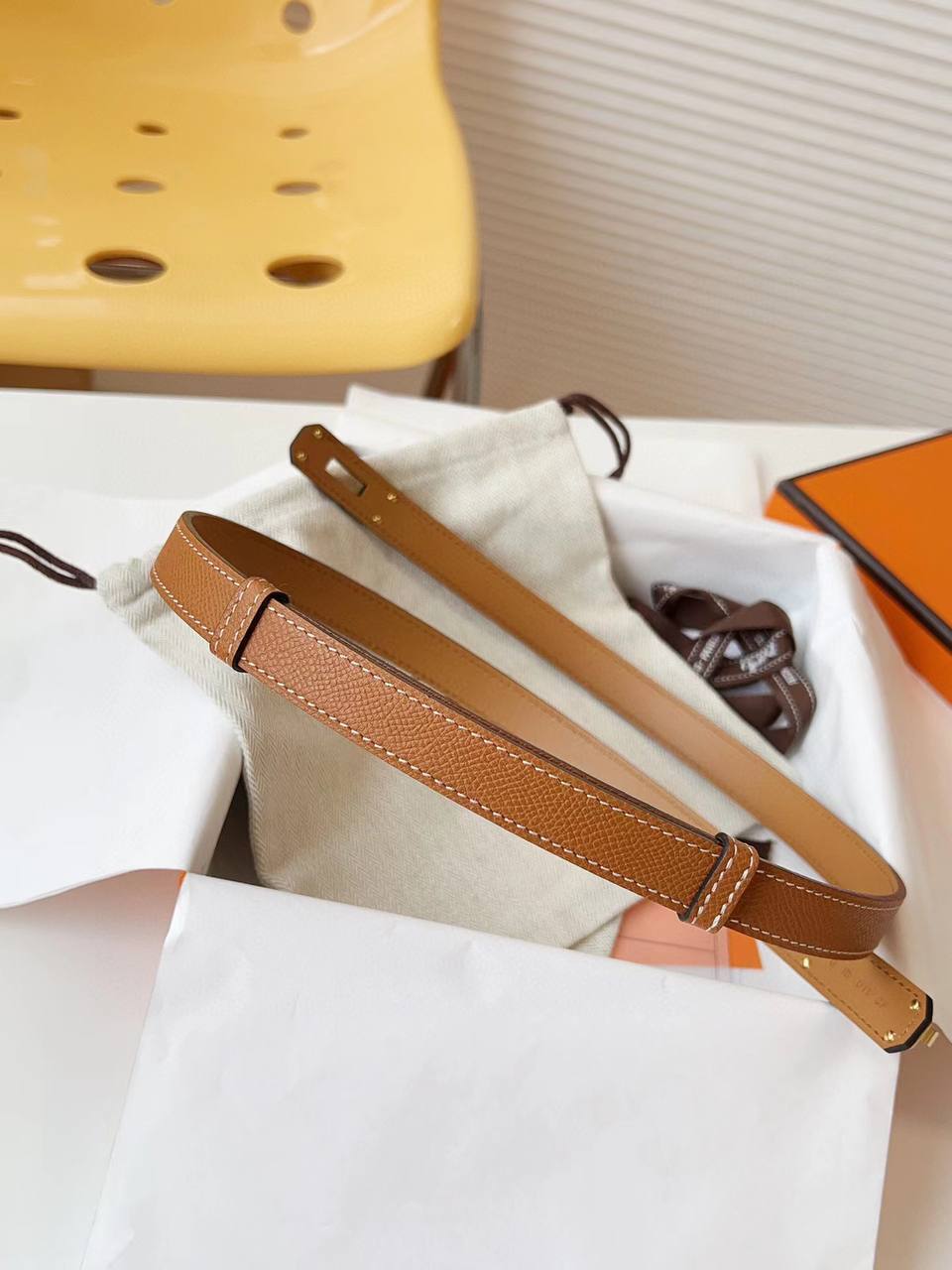 Эксклюзивный ремень светло-коричневый Kelly Hermes BP-140599 Эксклюзивный ремень светло-коричневый Kelly Hermes BP-140599