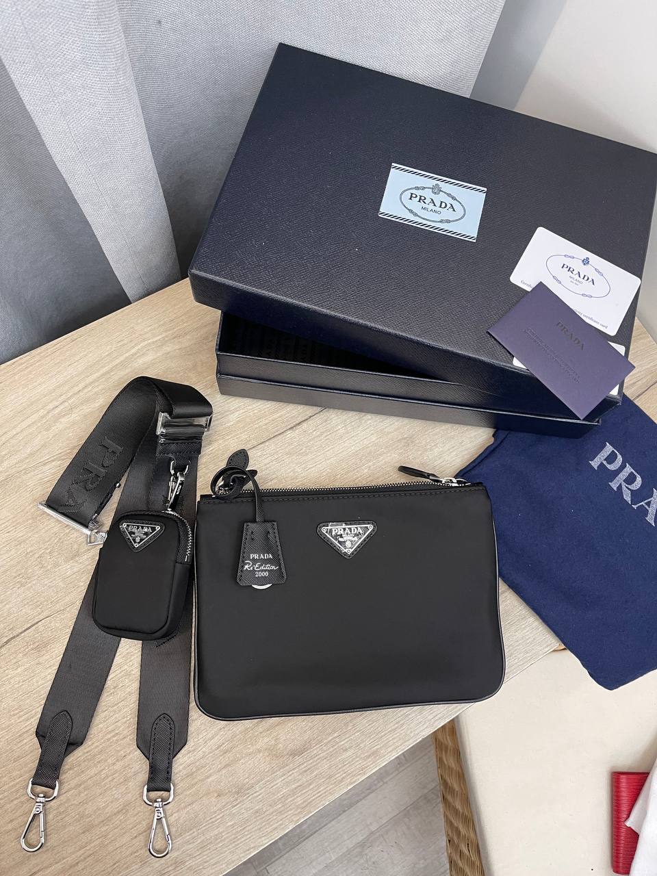 Мессенджер Prada лимитированный BP-48380 Мессенджер Prada лимитированный BP-48380