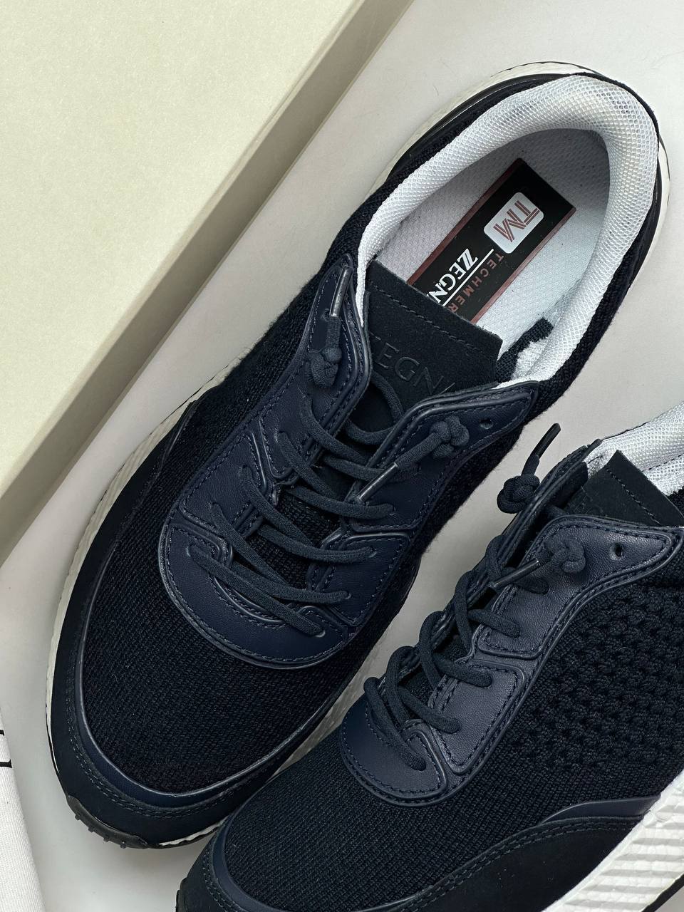 Черные кроссовки ZEGNA BP-35970 Черные кроссовки ZEGNA BP-35970