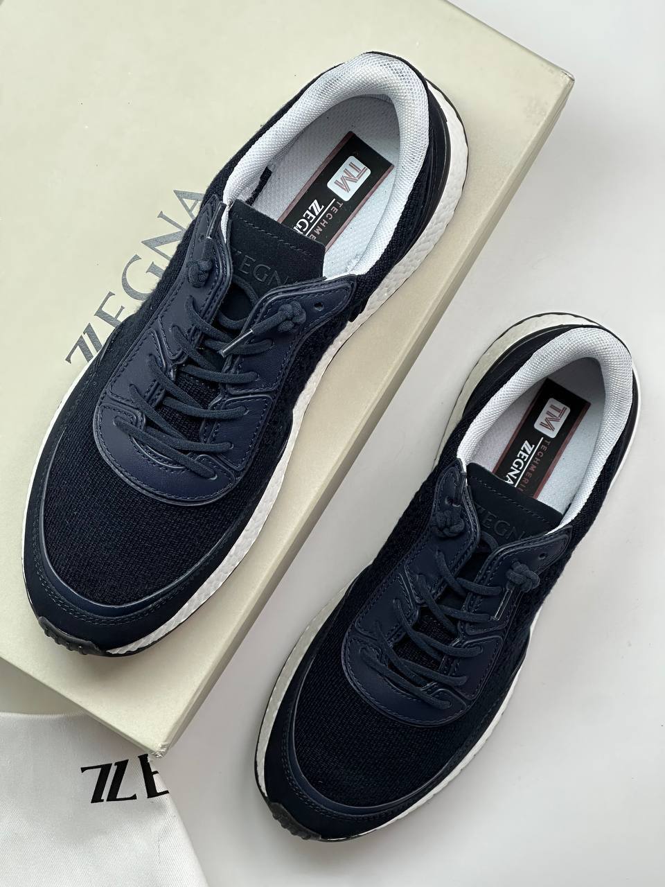 Черные кроссовки ZEGNA BP-35970 Черные кроссовки ZEGNA BP-35970