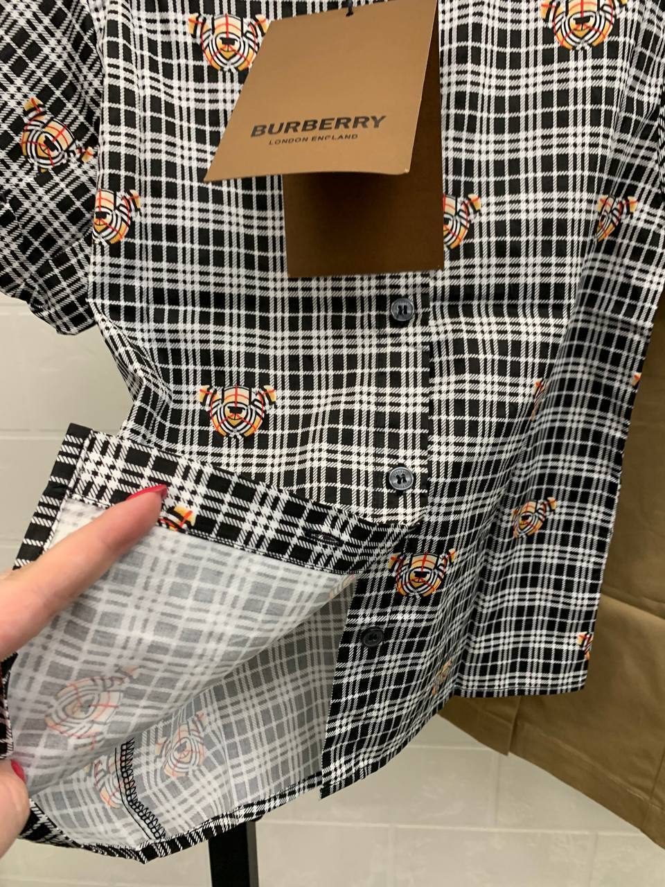 Рубашка хлопковая Burberry BP-52952 Рубашка хлопковая Burberry BP-52952