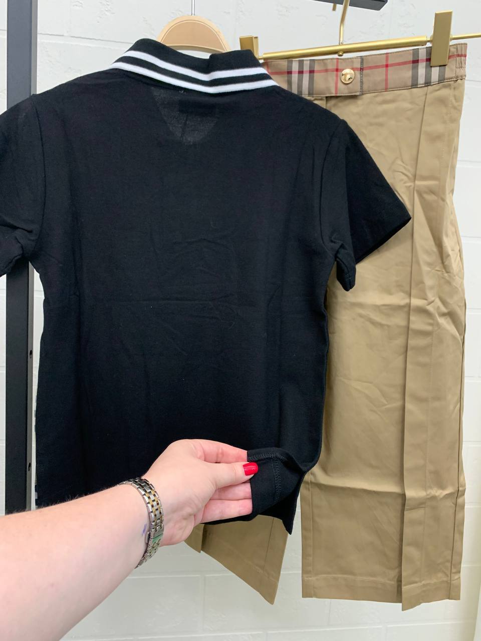 Поло из хлопка Burberry BP-52951 Поло из хлопка Burberry BP-52951