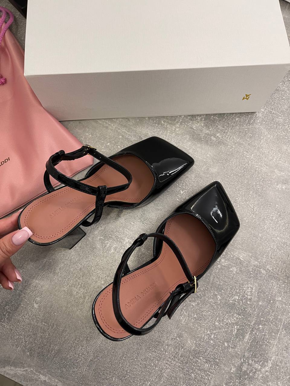 Люкс туфли Amina Muaddi BP-49150 Люкс туфли Amina Muaddi BP-49150