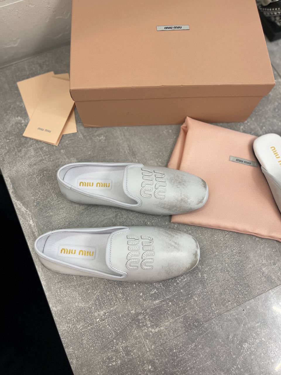 Miu Miu коллекционные лоферы BP-51692 Miu Miu коллекционные лоферы BP-51692