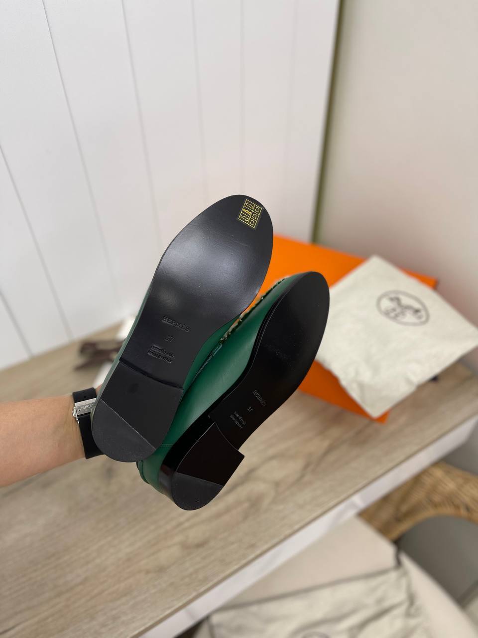 Люкс туфли Hermes BP-34158 Люкс туфли Hermes BP-34158