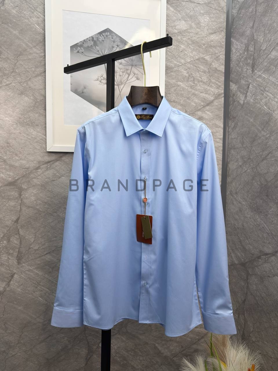 Рубашка хлопковая Loro Piana BPLUX13017