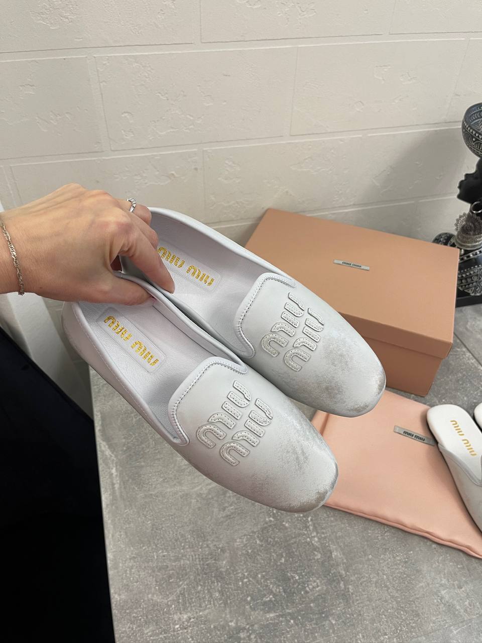 Miu Miu коллекционные лоферы BP-51692 Miu Miu коллекционные лоферы BP-51692