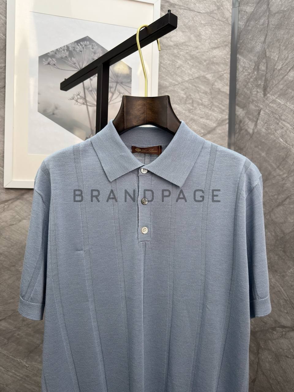 Поло из льна и вискозы Loro Piana BPLUX13000