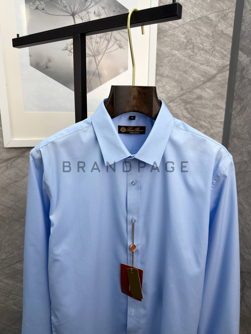 Рубашка хлопковая Loro Piana BPLUX13017