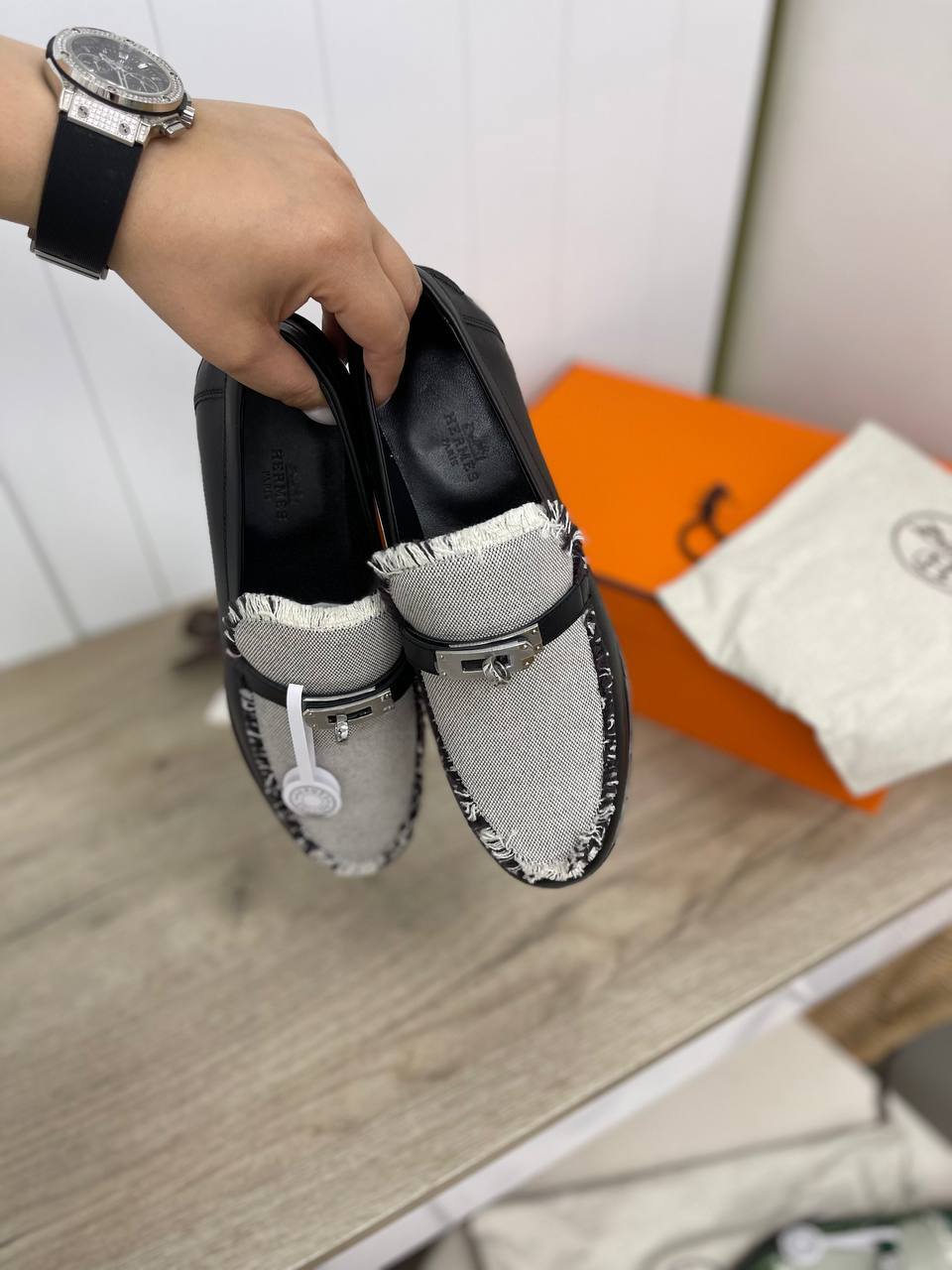 Трендовые туфли Hermes BP-34157 Трендовые туфли Hermes BP-34157