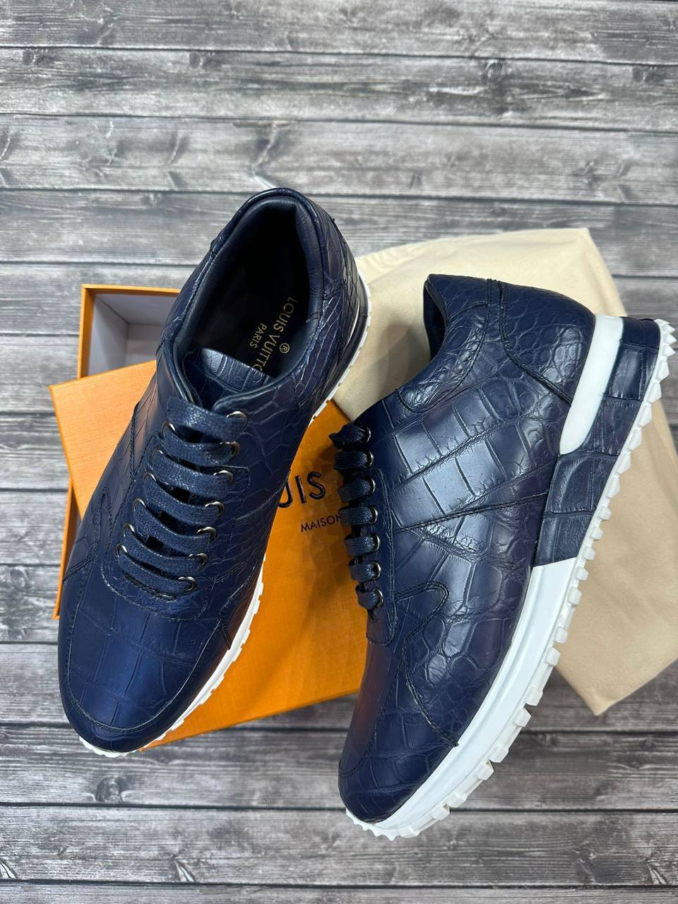 Кроссовки Louis Vuitton кожа крокодила BP-36541 Кроссовки Louis Vuitton кожа крокодила BP-36541
