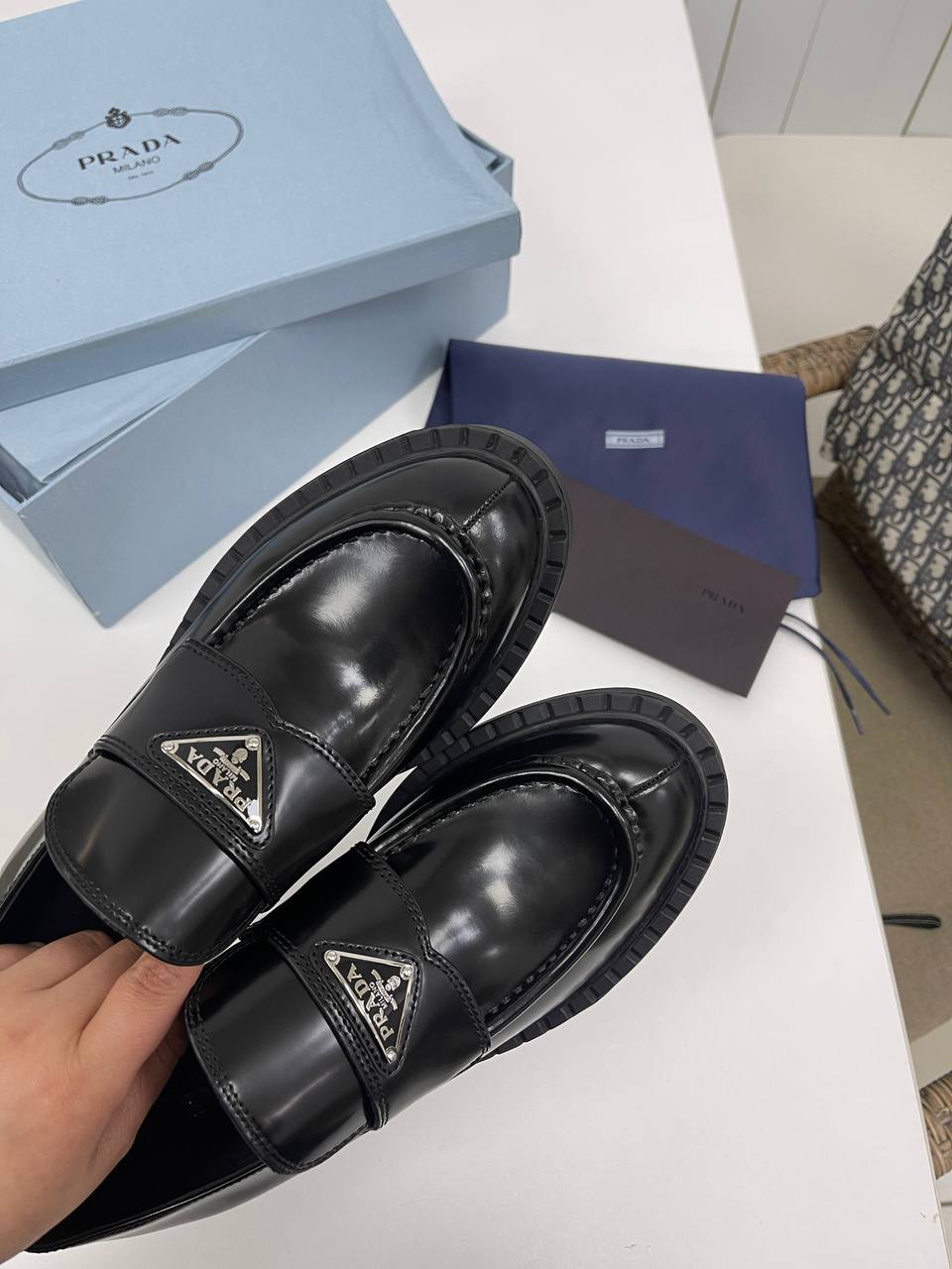 Премиум лоферы Prada BP-31832 Премиум лоферы Prada BP-31832