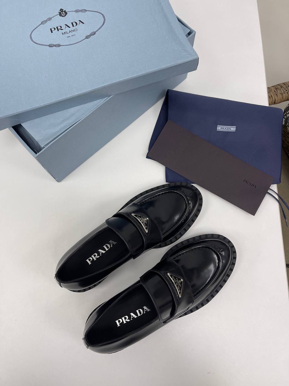 Премиум лоферы Prada BP-31832 Премиум лоферы Prada BP-31832