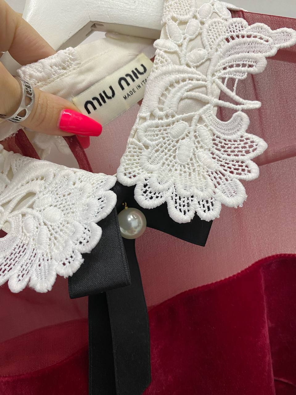 Бархатное мини-платье Miu Miu премиум BP-23345 Бархатное мини-платье Miu Miu премиум BP-23345