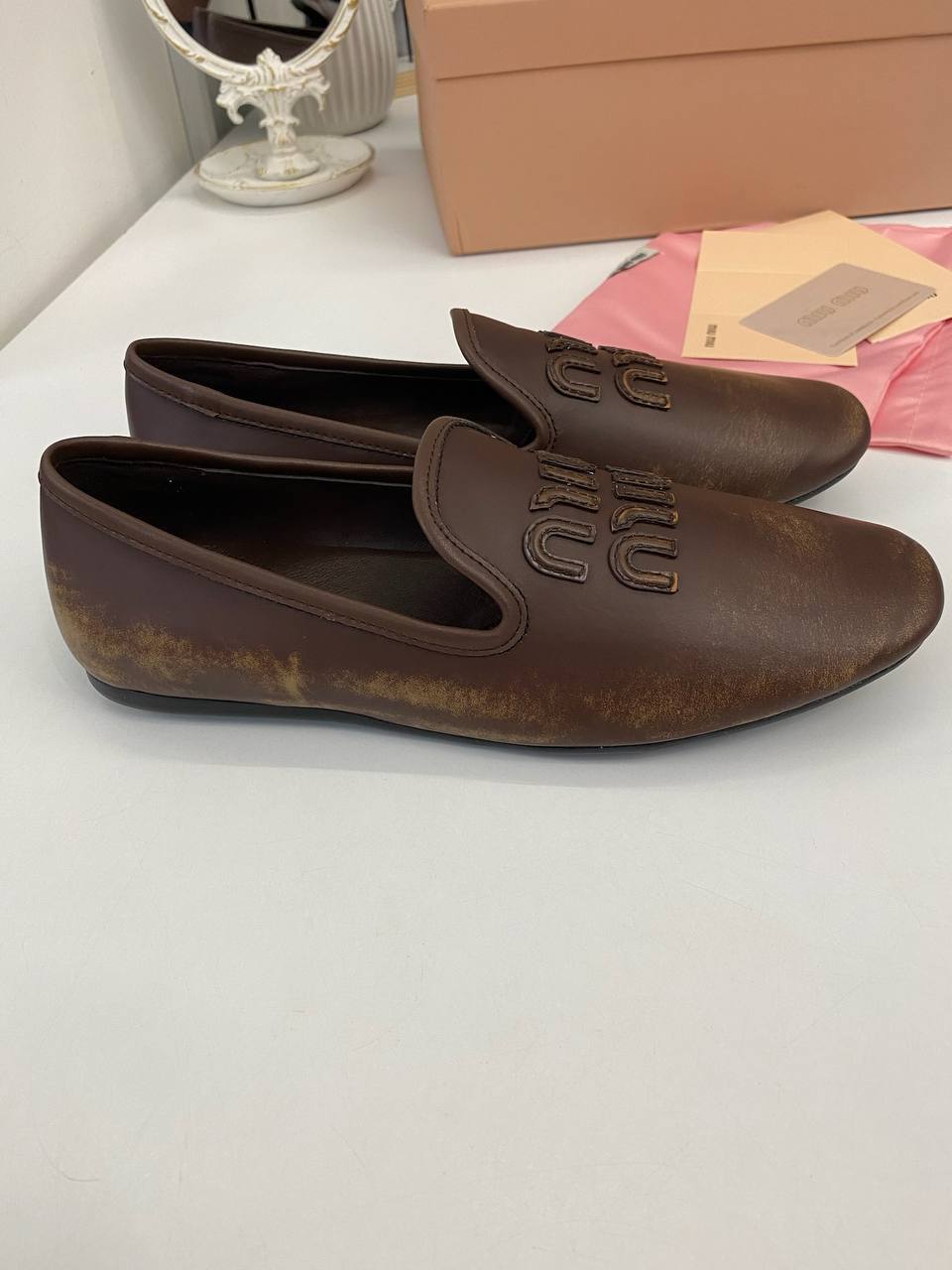 Miu Miu лоферы премиальные BP-51694 Miu Miu лоферы премиальные BP-51694