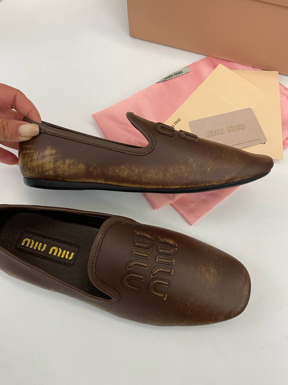 Miu Miu лоферы премиальные BP-51694 Miu Miu лоферы премиальные BP-51694