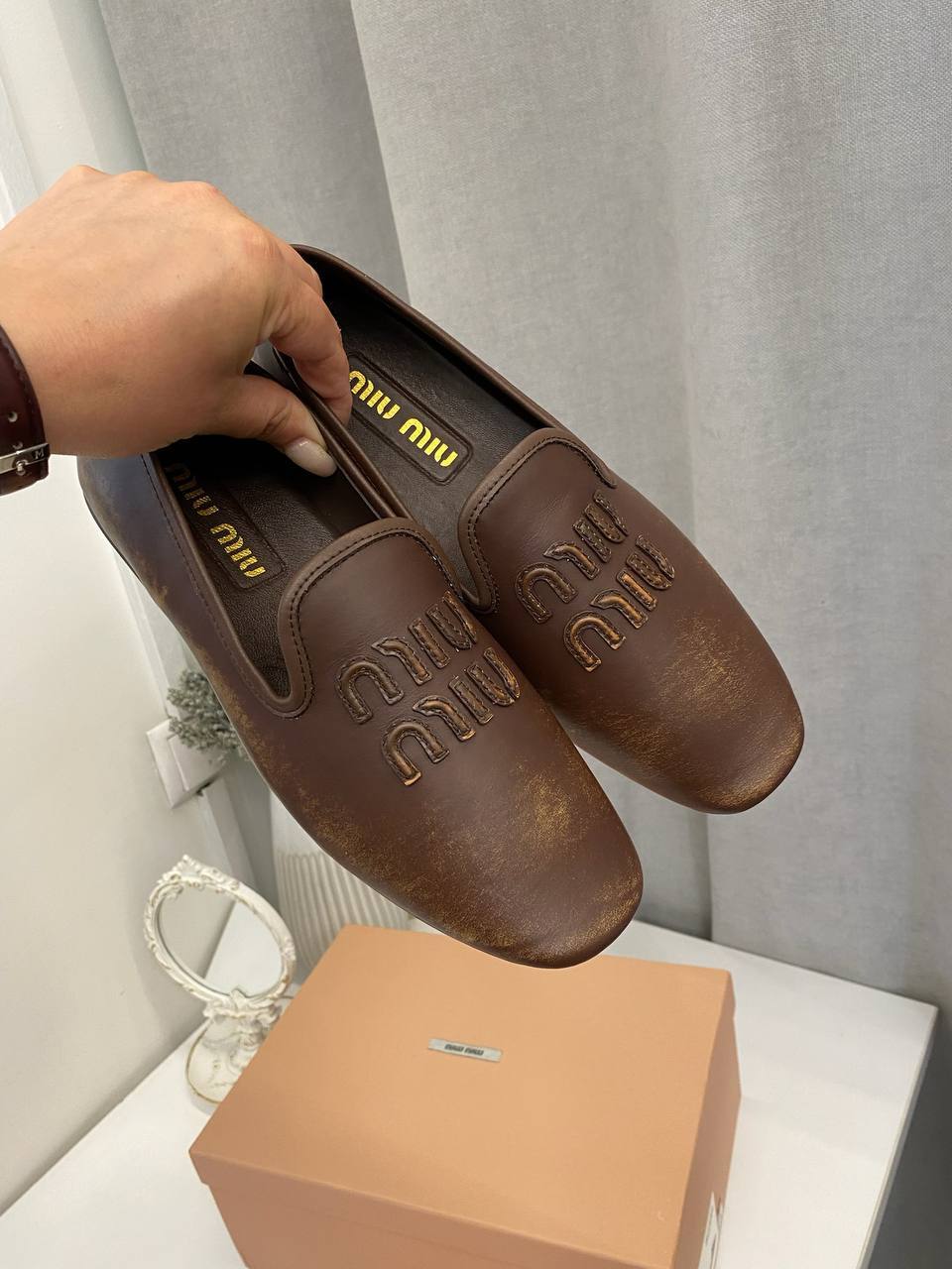 Miu Miu лоферы премиальные BP-51694 Miu Miu лоферы премиальные BP-51694