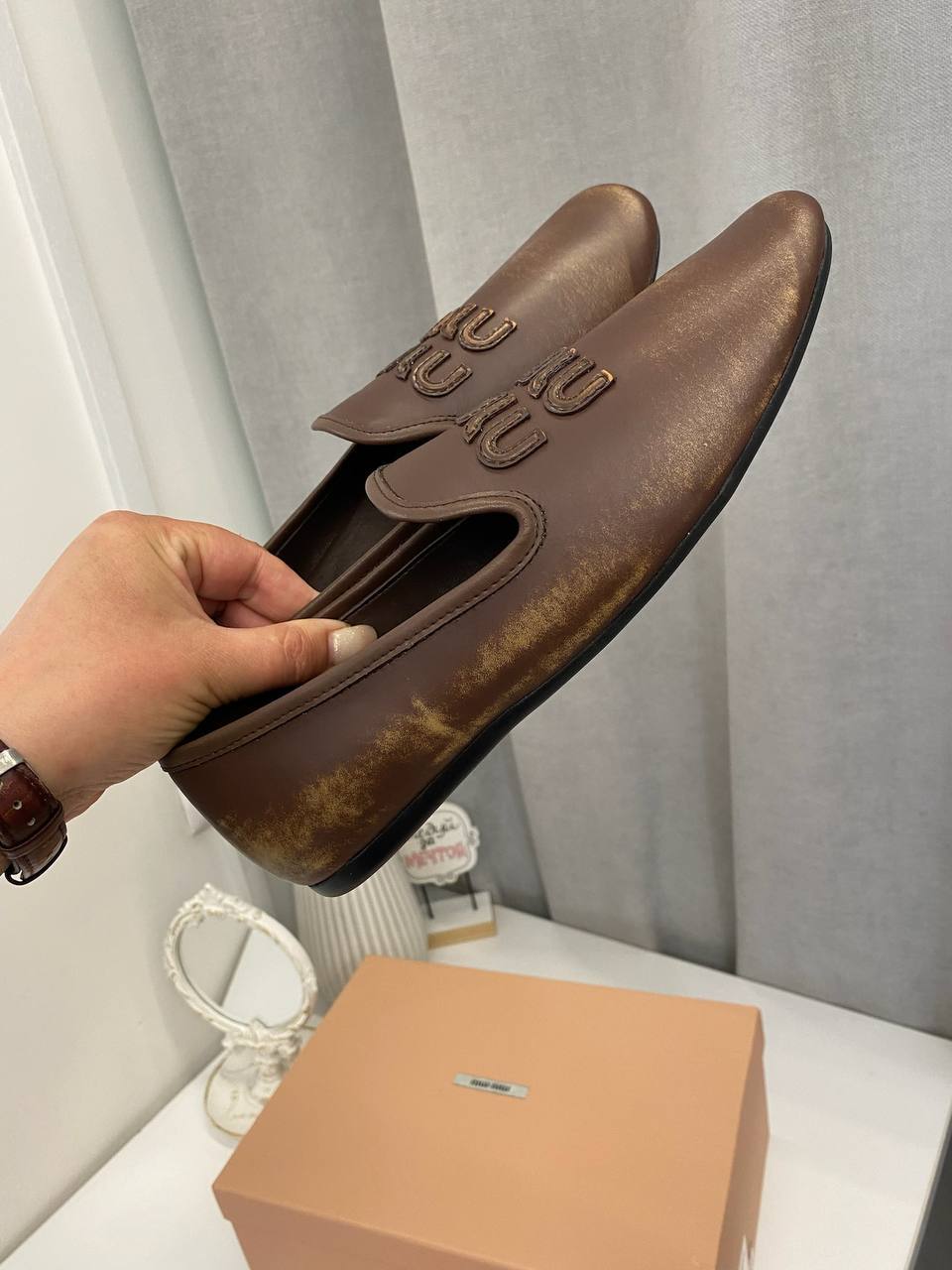 Miu Miu лоферы премиальные BP-51694 Miu Miu лоферы премиальные BP-51694