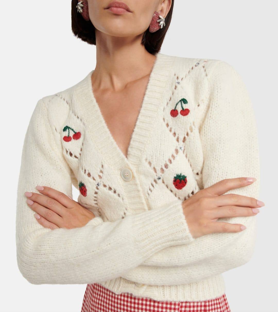 Alessandra Rich BP-23279 дизайнерский кардиган Alessandra Rich BP-23279 дизайнерский кардиган