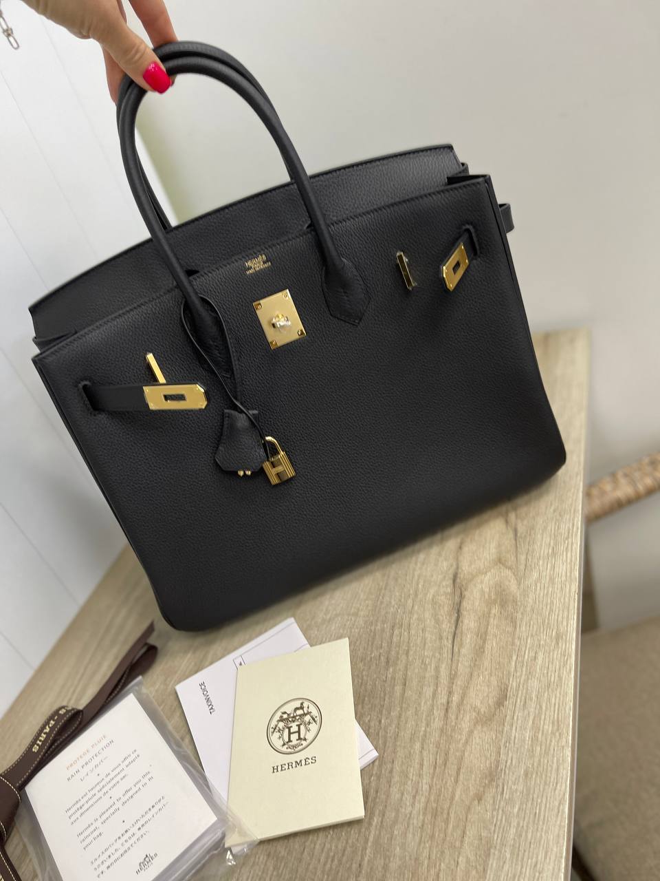 Элитная сумка Hermes женская Birkin, 35, togo BP-29918 Элитная сумка Hermes женская Birkin, 35, togo BP-29918