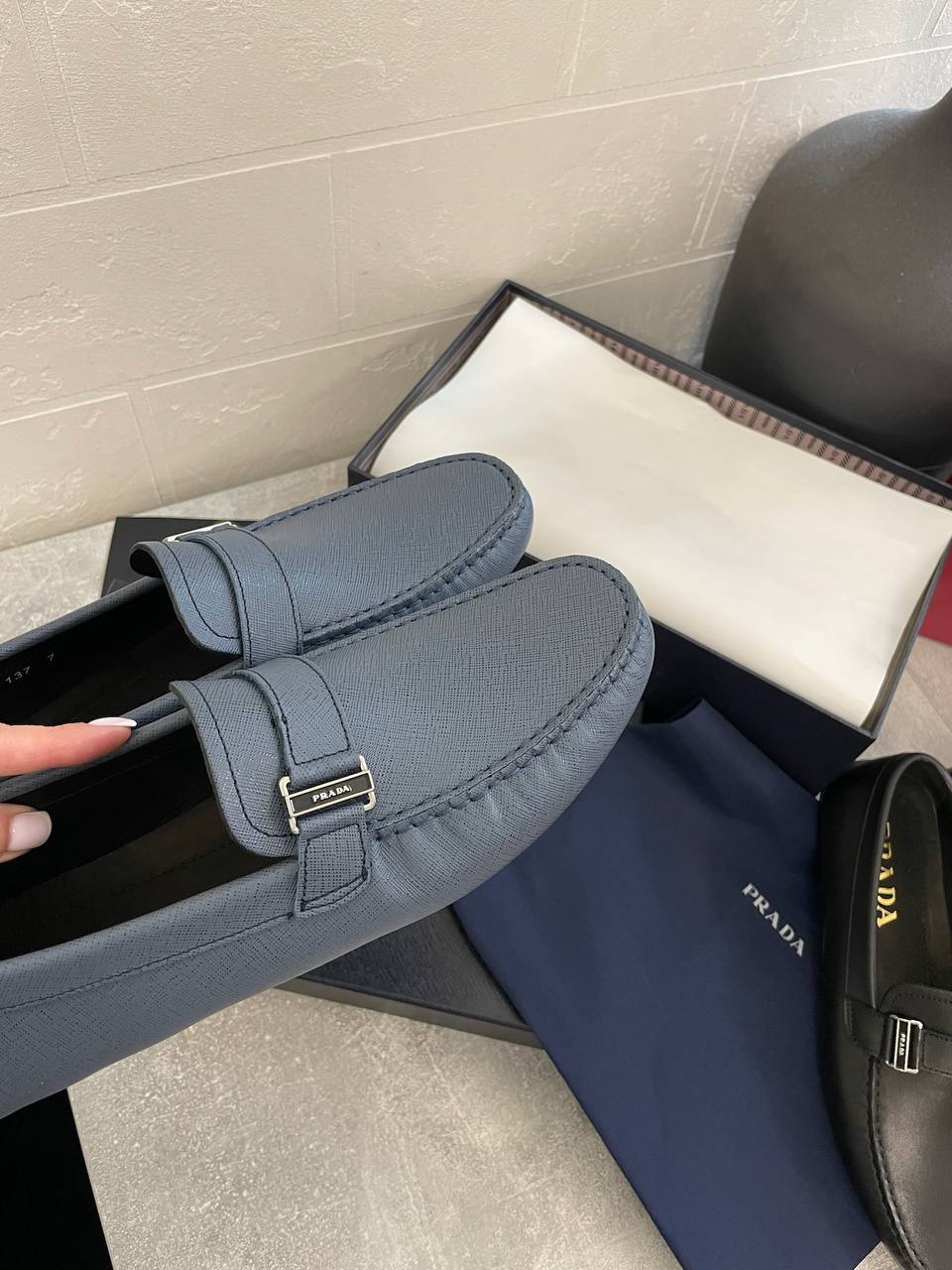 Мокасины дизайнерские Prada BP-49128 Мокасины дизайнерские Prada BP-49128