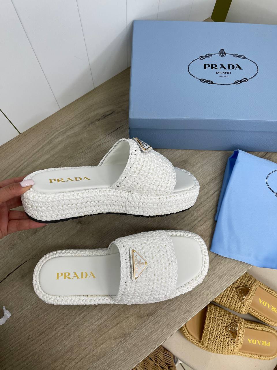 Дизайнерские мюли Prada BP-34854 Дизайнерские мюли Prada BP-34854