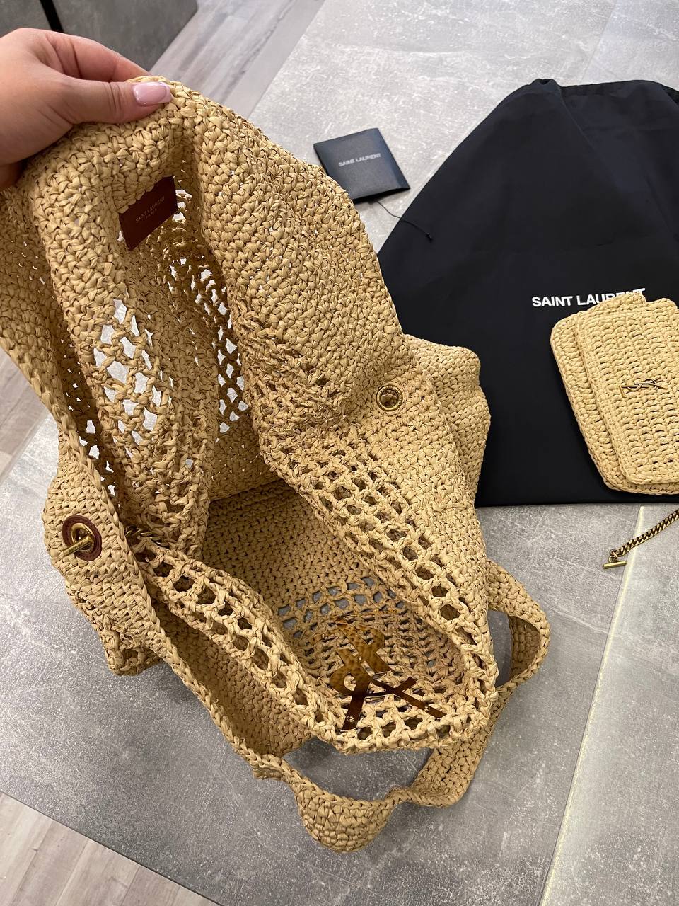 Песочная женская сумка Yves Saint Laurent BP-49299 Песочная женская сумка Yves Saint Laurent BP-49299