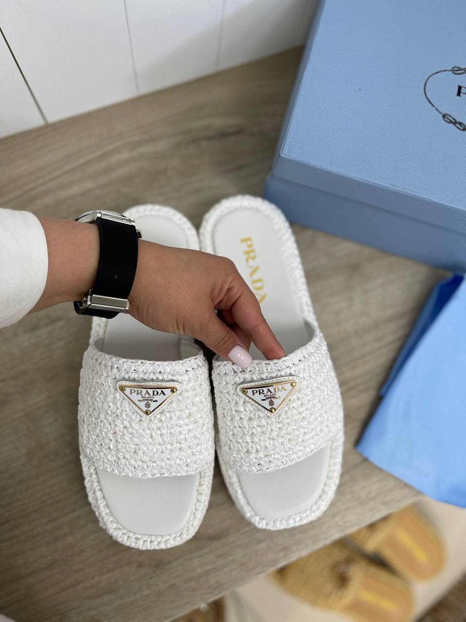 Дизайнерские мюли Prada BP-34854 Дизайнерские мюли Prada BP-34854