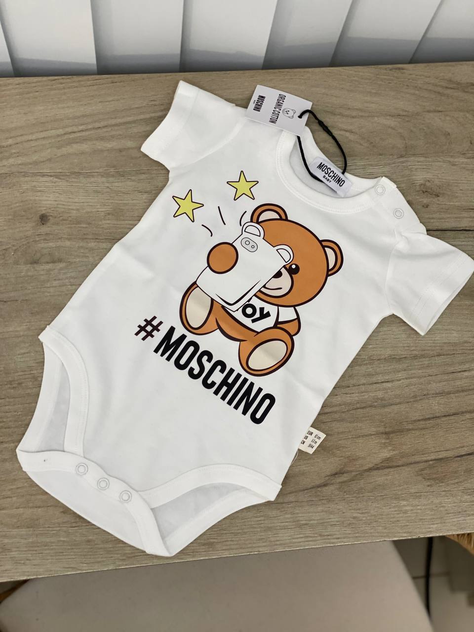 Боди хлопковое Moschino BP-16202 Боди хлопковое Moschino BP-16202