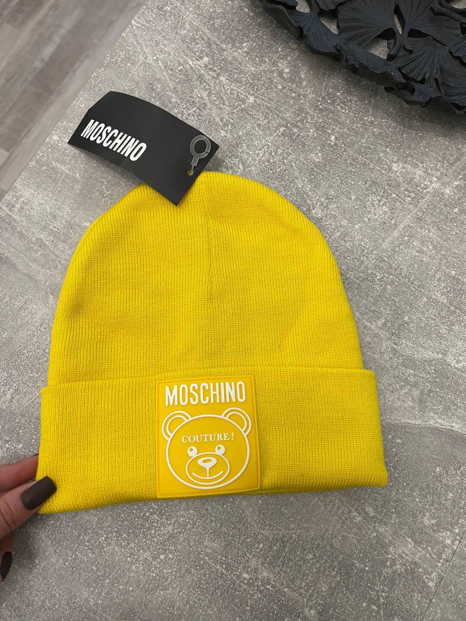 Шапка из мягкого материала Moschino BP-42033 Шапка из мягкого материала Moschino BP-42033