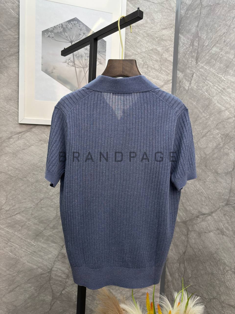 Футболка из смеси льна и тенселя Loro Piana BPLUX13003 Футболка из смеси льна и тенселя Loro Piana BPLUX13003