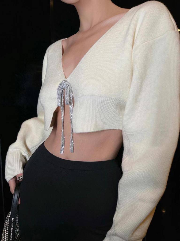 Укороченный кардиган Alexander Wang люкс BP-28423 Укороченный кардиган Alexander Wang люкс BP-28423