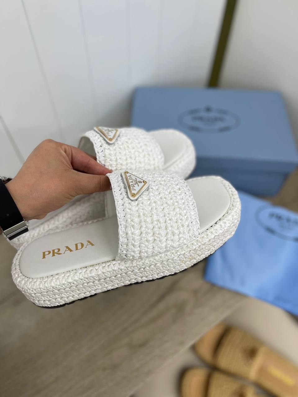 Дизайнерские мюли Prada BP-34854 Дизайнерские мюли Prada BP-34854