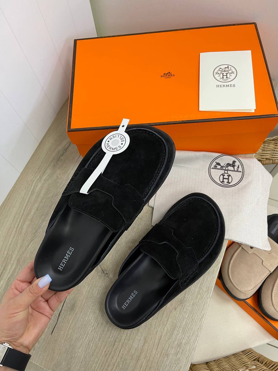 Трендовые мюли Hermes BP-31652 Трендовые мюли Hermes BP-31652