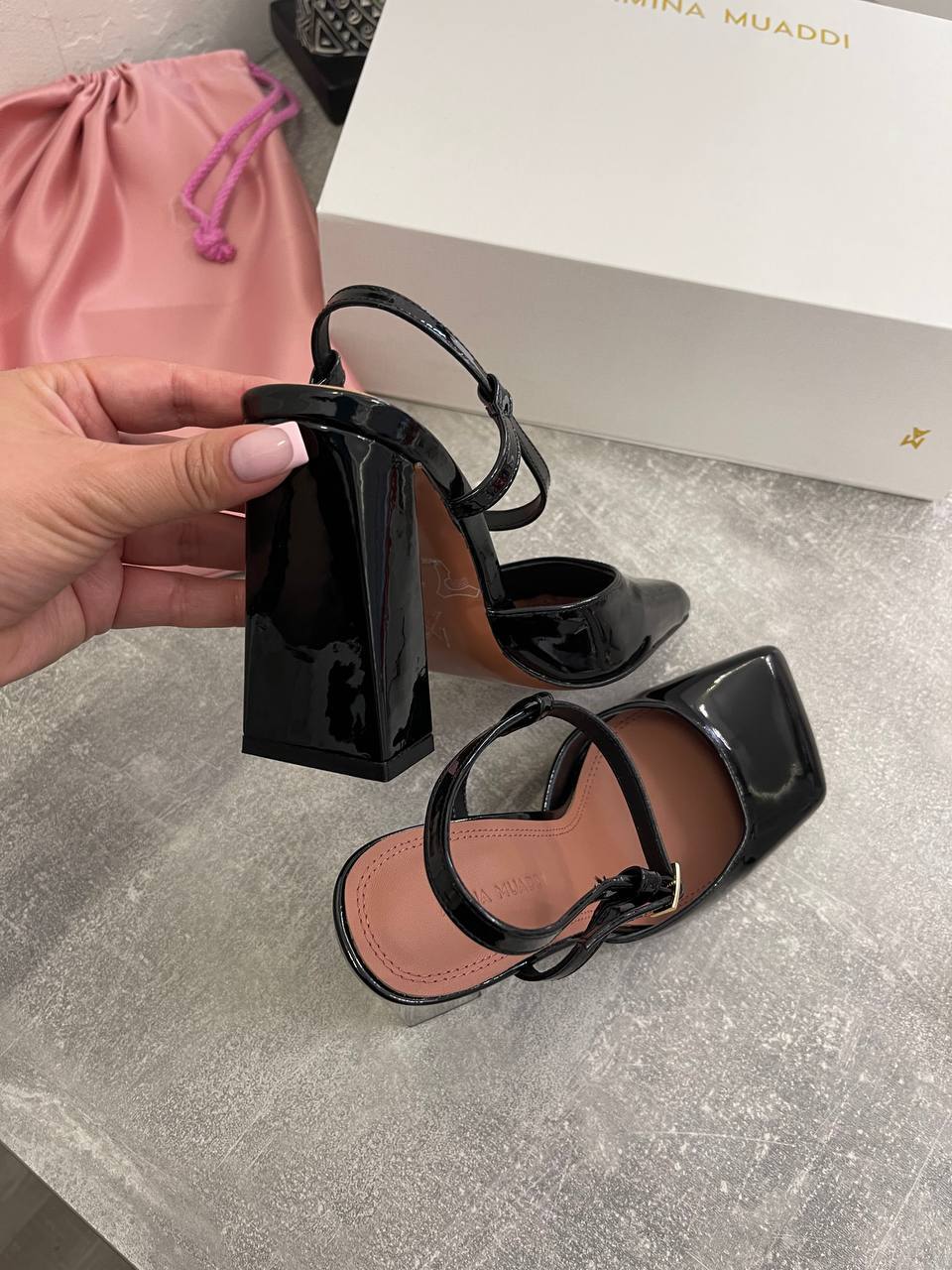 Люкс туфли Amina Muaddi BP-49150 Люкс туфли Amina Muaddi BP-49150