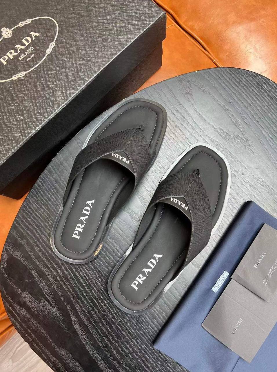 Шлёпанцы эксклюзивные Prada BP-32887 Шлёпанцы эксклюзивные Prada BP-32887