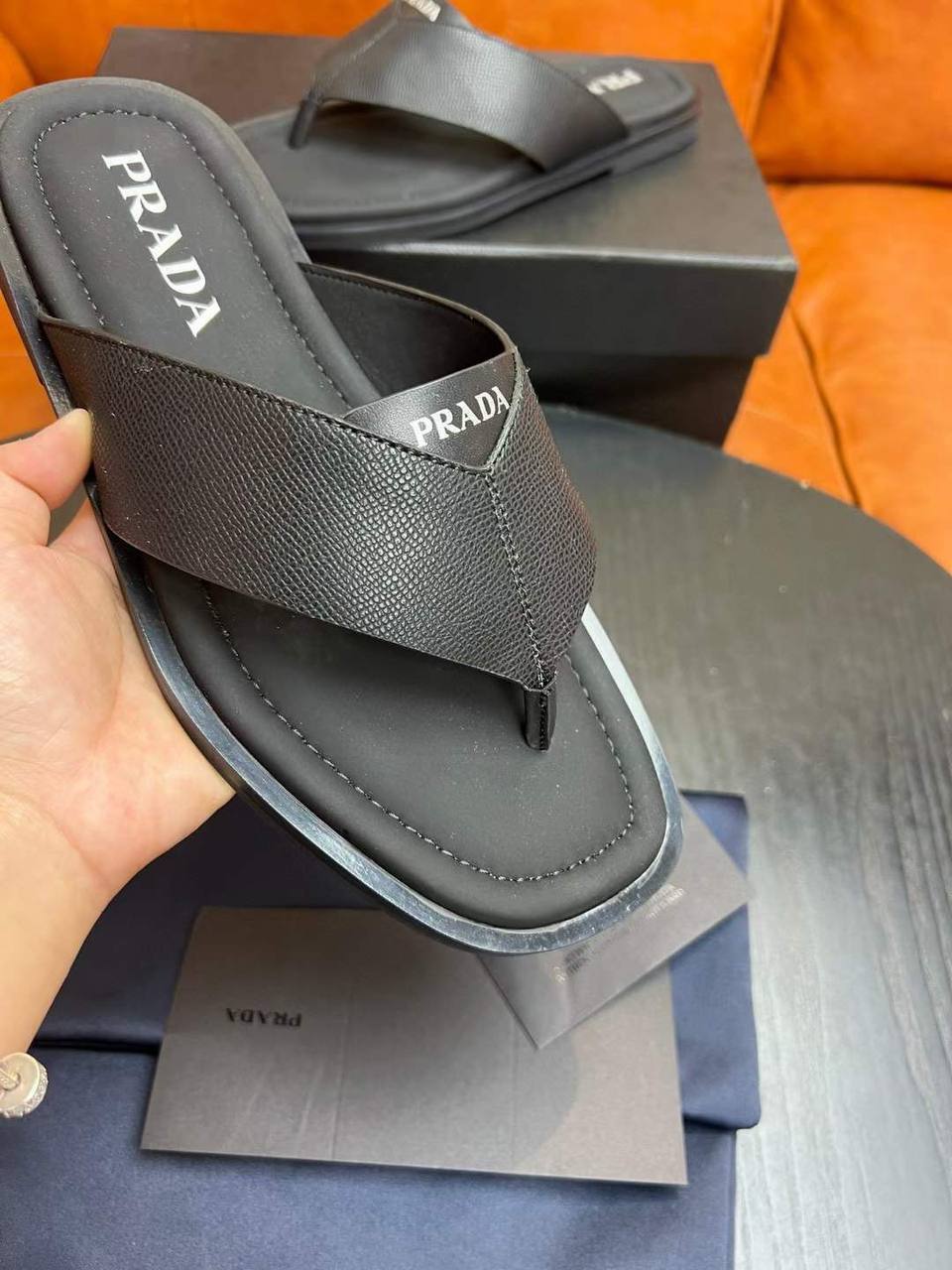 Шлёпанцы эксклюзивные Prada BP-32887 Шлёпанцы эксклюзивные Prada BP-32887