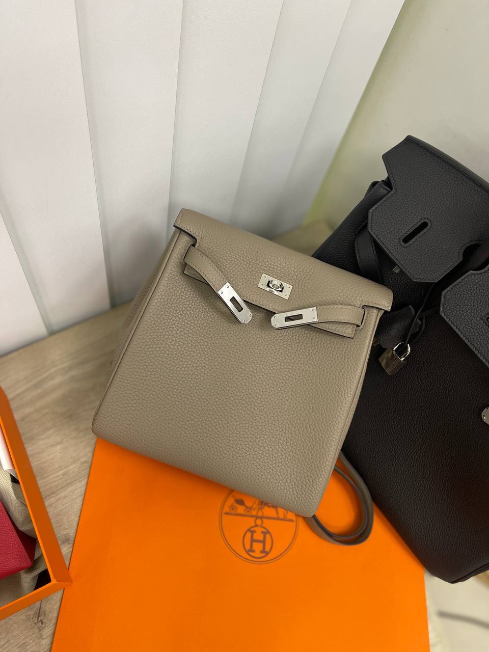 Мягчайший рюкзачок коллекционный Togo leather Hermes BP-23648 Мягчайший рюкзачок коллекционный Togo leather Hermes BP-23648